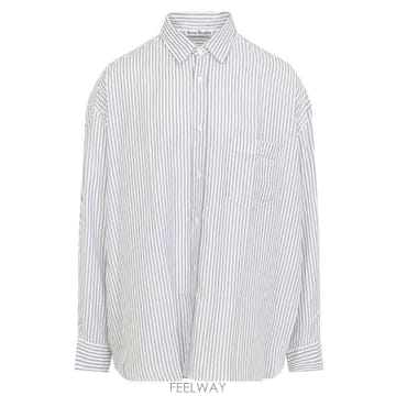 스트라이프 오버사이즈 셔츠 BB0702 BL1WHITENAVY TP979842337