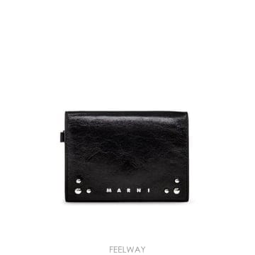 마르니 스터드 장식 삼단 지갑 PFMO0132U2P8914 00N99 TP979823836