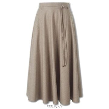 Max Mara Califo 플레어 미디 스커트 262110603260010257 002 TP97980242