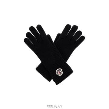 Moncler 로고 패치 니트 장갑 RKAWICZKIL20913A00007A9342 999 TP9798497