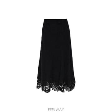 짐머만 발리언트 레이스 스커트 9419SF261 BLK TP979800302