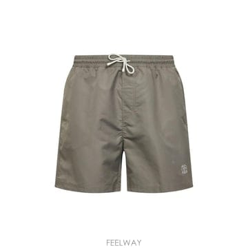 브루넬로 쿠치넬리 로고 디테일 드로스트링 수영 반바지 MW817043 CXX37 TP979772265
