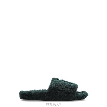 발렌시아가 로고 플리스 슬라이드 샌들 654747W14C6 3398 TP979795235