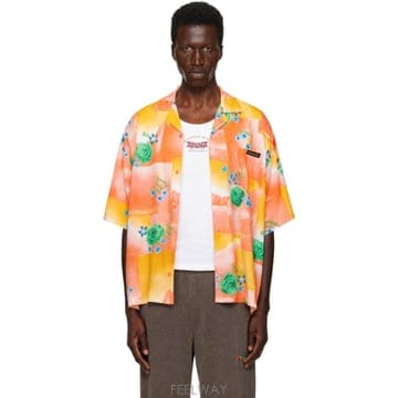 26 FW 마틴로즈 오렌지 박시 셔츠 241892M192008