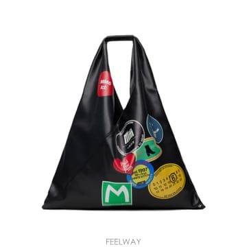 26 FW 메종마르지엘라 블랙 미디엄 클래식 토트백 262188F049007