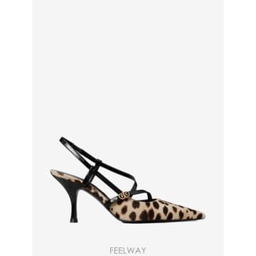 26 FW 토리버치 Double T cheetah print pumps 190090 TP459600949