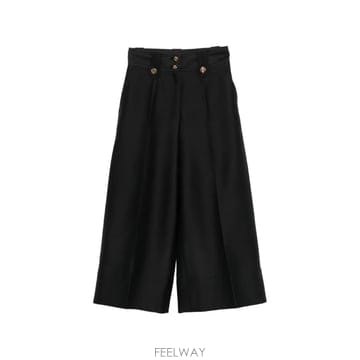 26 FW 짐머만 발리앙 쿨로트 버튼 장식 크롭 팬츠 9715PF261 TP457593681