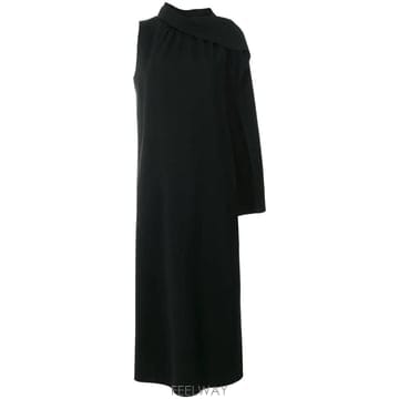 26 FW 알베르타페레티 원 숄더 케이프 드레스 V04135119 TP457221985