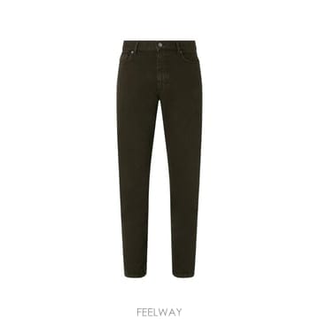 26 FW 제냐 로치아 다크 올리브 그린 코튼 팬츠 UIIB9A4CITY TP458825164
