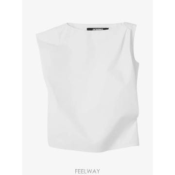 26 FW 쟈크뮈스 드랍 비대칭 민소매 탑 TOW00949AW00780 TP458682039
