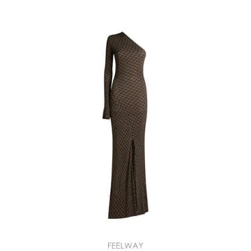 26 FW 에트로 마이크로 다이아몬드 모티프 골지 롱 드레스 WRKA0159AE115 TP455880111
