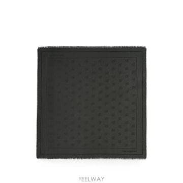 26 FW 칼라거펠트 K 오토그래프 올오버 프린트 자카드 스카프 B4W33027999 TP456618857