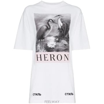 26 FW 헤론프레스톤 Heron 프린트 티셔츠 HWAA001E186320190188 TP456390572