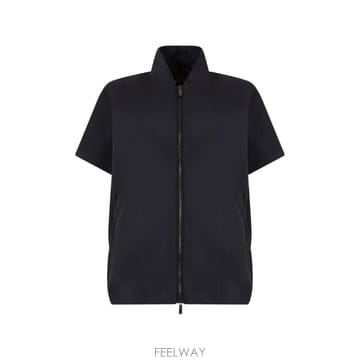 MOORER 26 FW ������ Dalia Gs short sleeve bomber jacket DALIAGS TP459526 FW ������ Dalia Gs short sleeve bomber jacket DALIA