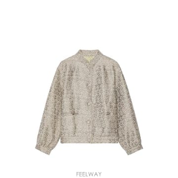 | Other Brand | 26 FW Shanghai Tang sequin embellished tweed bomber jacket B26 FW Shanghai Tang sequin embellished tweed bomber ja