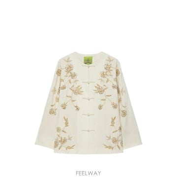 | Other Brand | 26 FW Shanghai Tang Statement beaded floral embroidered jack26 FW Shanghai Tang Statement beaded floral embroidere