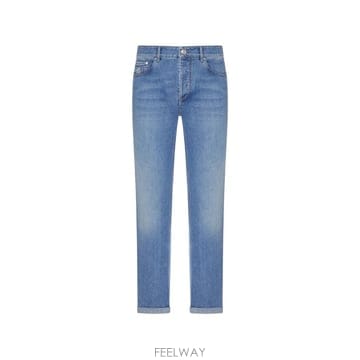 26 FW 브루넬로 쿠치넬리 페이디드 이펙트 로고 자수 진 M283PD3210C1471 TP455871632