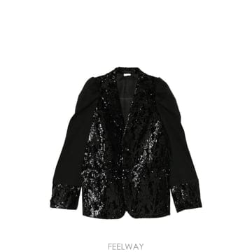 26 FW 꼼데가르송 시퀸 장식 블레이저 PRJ039W261 TP459107208