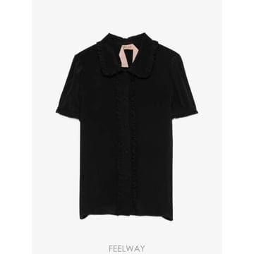 26 FW N21 러플 트리밍 블라우스 26IN2C0G0315111 TP455912179