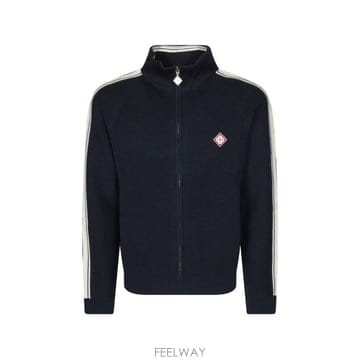26 FW 카사블랑카 카페 컬처 로고 패치 사이드 스트라이프 재킷 MAW26KW1509 TP459184924