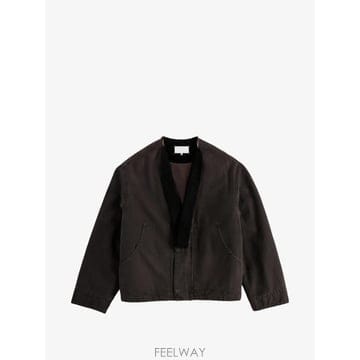 26 FW 메종마르지엘라 탈부착식 칼라 코튼 재킷 S67AM0123M35907 TP459184904