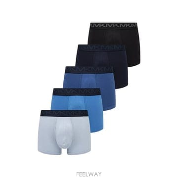 26 FW 마이클코어스 로고 웨이스트밴드 복서 브리프 5팩 세트 6BR1T10035 TP459212641