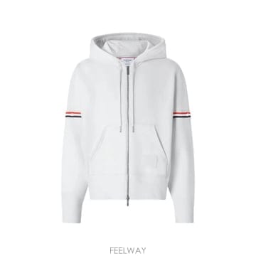 26 FW 톰브라운 loopback jersey armband relaxed zip up hoodie MJT