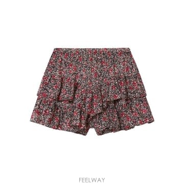 26 FW 이자벨마랑 에뚜왈 조카디아 플로럴 프린트 티어드 쇼츠 SH0021FAD1J14E TP4544397