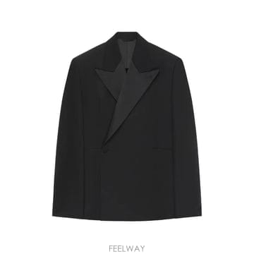 26 FW 지방시 오버사이즈 새틴 라펠 수트 재킷 G1BM30EA1 TP458783541