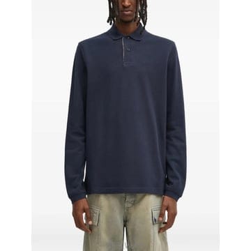 26 FW 바버 에센셜 긴소매 폴로 셔츠 MML0705NY91 TP458695290