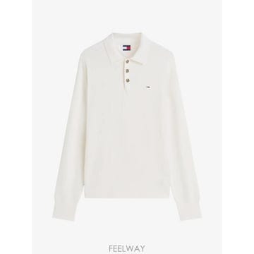 26 FW 타미힐피거 로고 패치 긴소매 폴로 셔츠 DM0DM20304 TP455895934