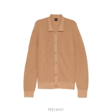 26 FW 보스 로고 패치 셔츠 50565524 TP458645677