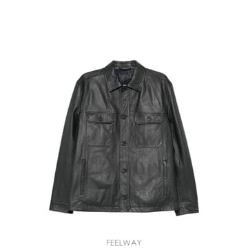 26 FW 꼬르넬리아니 버튼 업 레더 코트 28L5Q02A20211 TP458862573