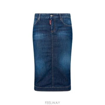 26 FW 디스퀘어드2 킥 미디 스커트 S75MA1046S30341 TP457663377