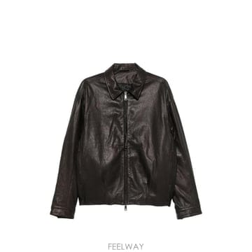 26 FW 조르지오 브라토 그레인 레더 재킷 GU27F28005MGA TP455829508