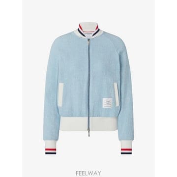 Thom Browne 26 FW ����� ��ư Ʈ���� RWB Ŀ�� ���� ��Ŷ FJT436AJ0194 TP45483370926 FW ����� ��ư Ʈ���� RWB Ŀ�� ���� ��Ŷ FJT436AJ