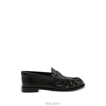 26 FW 랙앤본 렉시 주름 레더 로퍼 RP6226S519L TP456571558