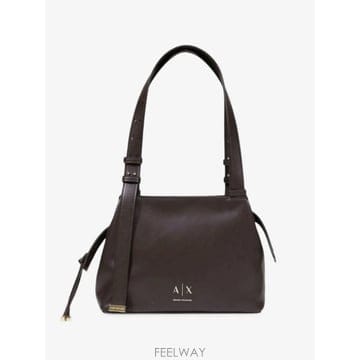 26 FW Armani Exchange 로고 프린트 조절식 스트랩 숄더 백 XW002604AF19902U60