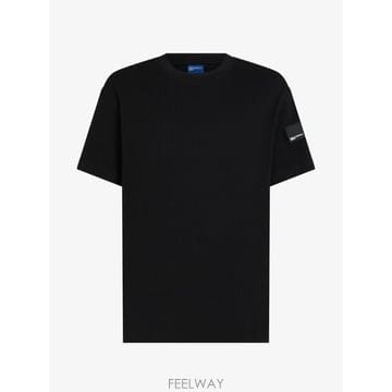 26 FW 칼라거펠트 로고 패치 골지 니트 티셔츠 B3M17088999 TP457190517