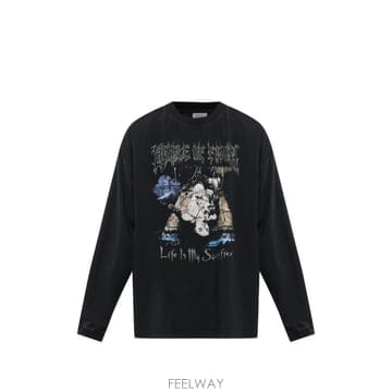 Vetements 26 FW ��Ʈ�� �׷��� ����Ʈ ��Ҹ� Ƽ���� MH27LS206B TP45636076126 FW ��Ʈ�� �׷��� ����Ʈ ��Ҹ� Ƽ���� MH27LS206B TP