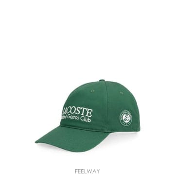 26 FW 라코스테 롤랑 가로스 로고 자수 베이스볼 캡 모자 RK0378 TP455821362