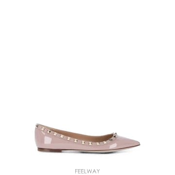 26 FW 발렌티노 가라바니 페이턴트 락스터드 발레리나 플랫 슈즈 WS0403VNW TP458637999