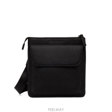 26 FW Armani Exchange 로고 장식 페블 이펙트 메신저 백 XM003308AF26663 TP4