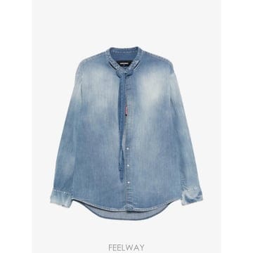 26 FW 디스퀘어드2 긴소매 데님 셔츠 S71DM0832S30341 TP457781073
