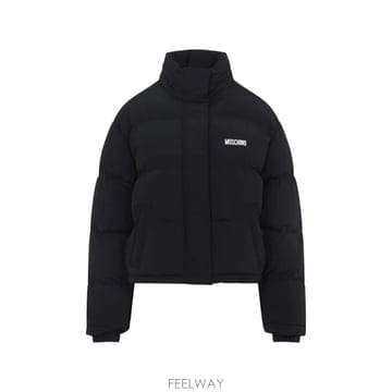 26 FW 모스키노 X 스마일리 로고 프린트 패딩 재킷 262E06175526 TP455012975
