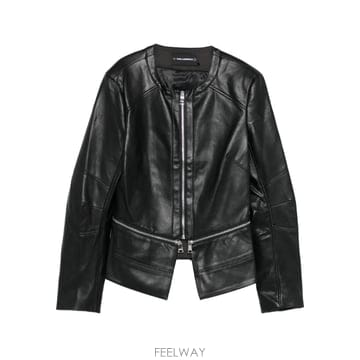 26 FW 칼라거펠트 지퍼 프런트 패널 재킷 A3W14050999 TP454984697