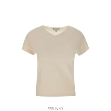 26 FW 빈스 V넥 반소매 스웨터 V182979864 TP454802906