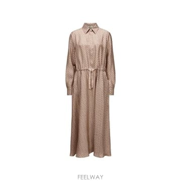 26 FW 에르노 후크 프린트 실크 셔츠 드레스 AB000062D16009P2240 TP455730715