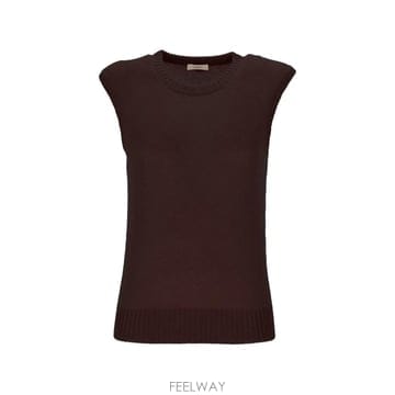 26 FW 아뇨나 골지 트리밍 니트 탑 KT120104K080QL77 TP457771734