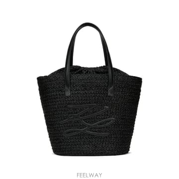 26 FW 칼라거펠트 오토그래프 라피아 비치 백 B3W46041999 TP454983281